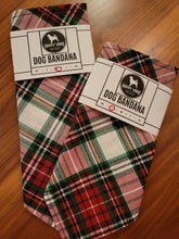 Load image into Gallery viewer, White Plaid Bandana (EXTRA LARGE)