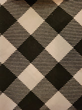 Load image into Gallery viewer, Black/White Check Bandana (LARGE)