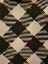 Load image into Gallery viewer, Black/White Check Bandana (LARGE)