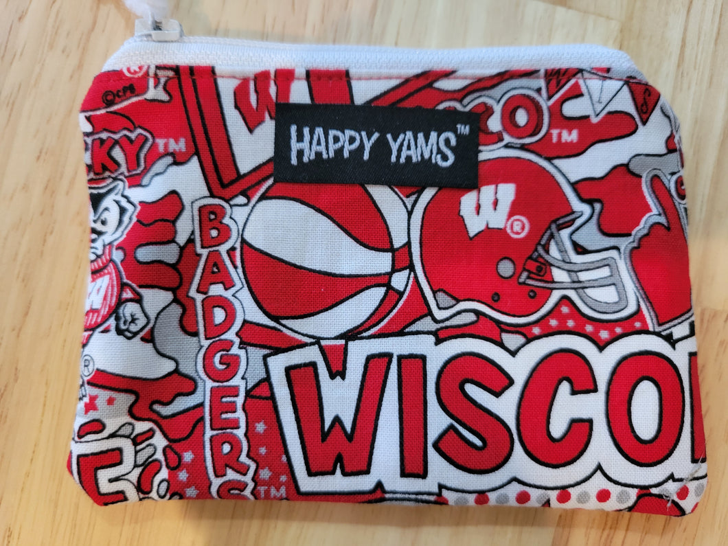 On Wisconsin Zip Pouch