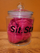 Load image into Gallery viewer, &quot;Sit, Stay, Treat&quot; Treat Jar
